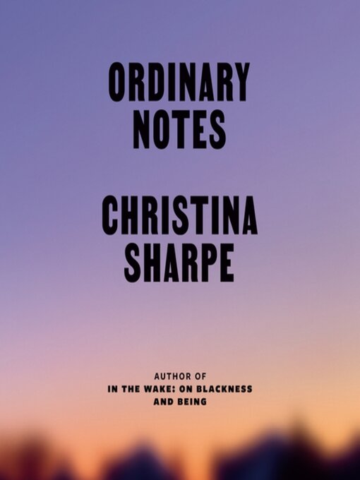 Cover image for Ordinary Notes